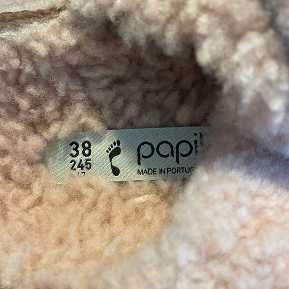 Birkenstock Papillio Arizona Big Buckle Shearling Pink Slip-On Sandals - Picture 7 of 7